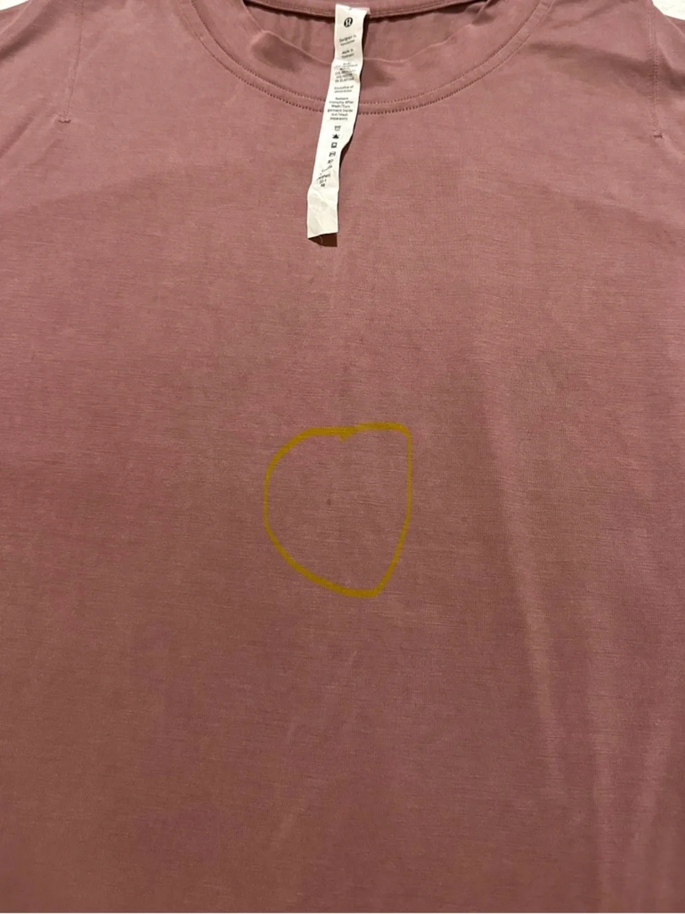 Lululemon Side Cinched Long Sleeve Crew Size 2 Spiced Chai (Dusty Rose)